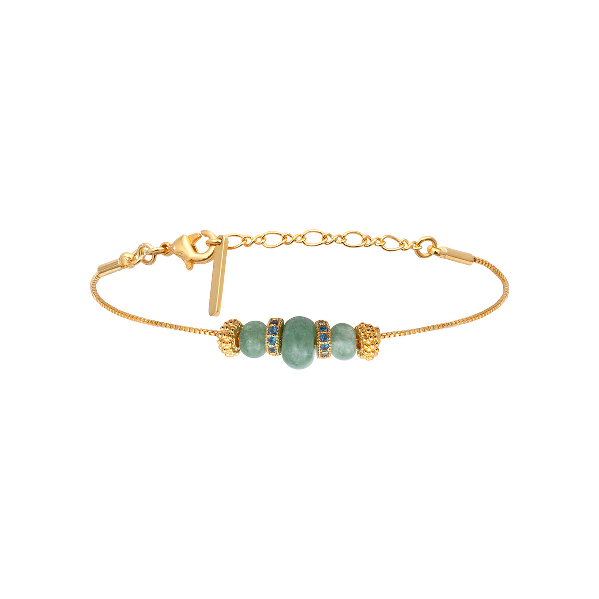Avola Slim Adjustable Bracelet in Blue