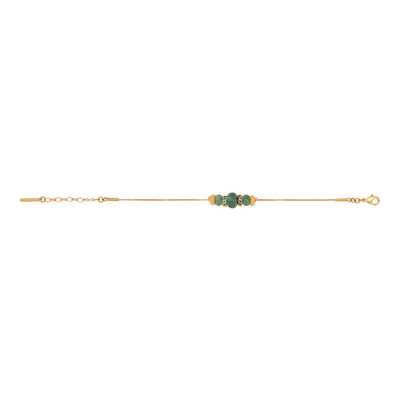 Avola Slim Adjustable Bracelet in Blue