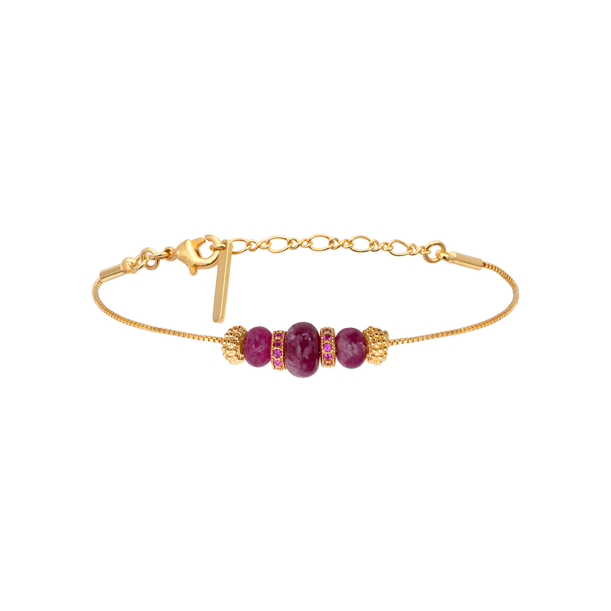 Avola Slim Adjustable Bracelet in Purple