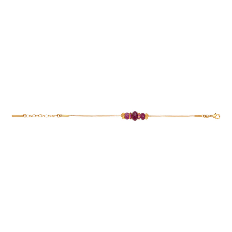 Avola Slim Adjustable Bracelet in Purple