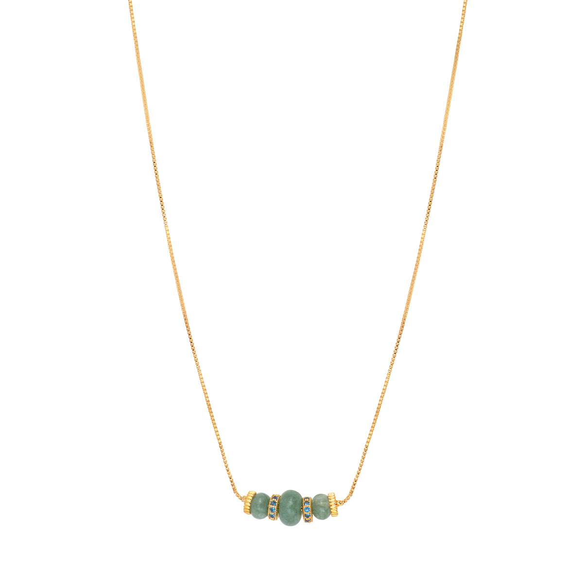 Avola Pendant Necklace in Blue