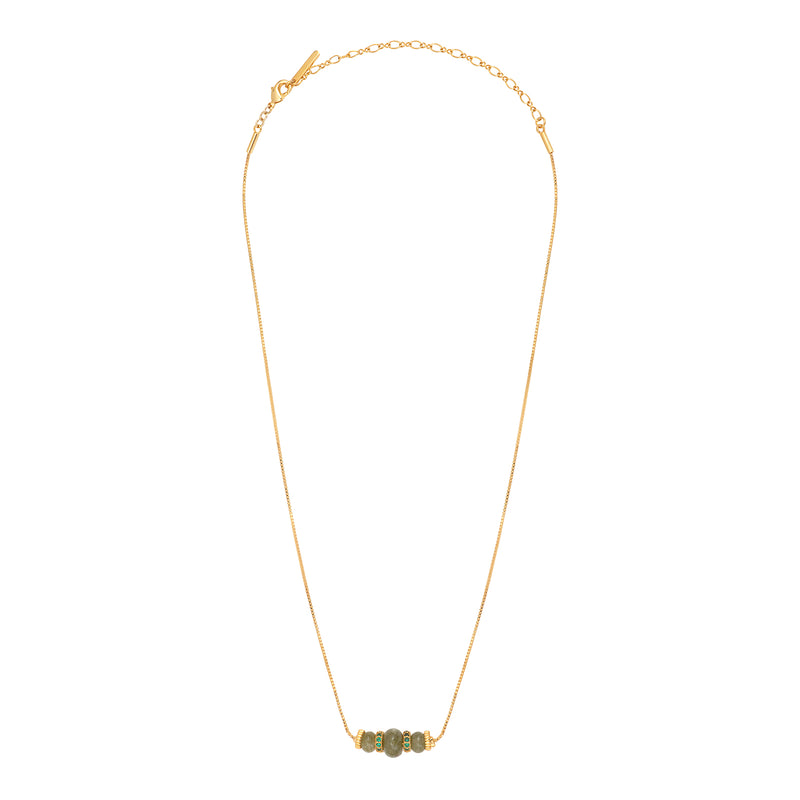Avola Pendant Necklace in Green