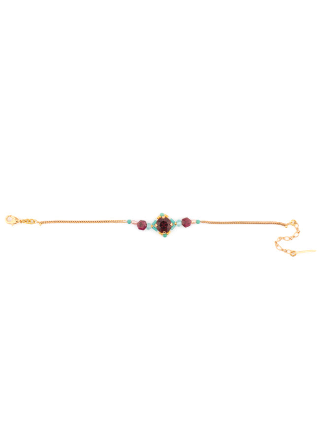 Gabriela Chic Adjustable Bracelet in Red