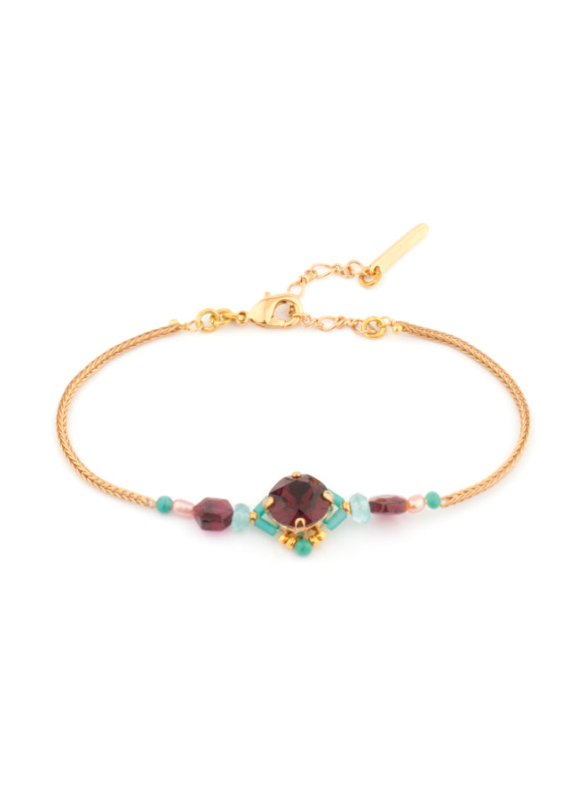Gabriela Chic Adjustable Bracelet in Red