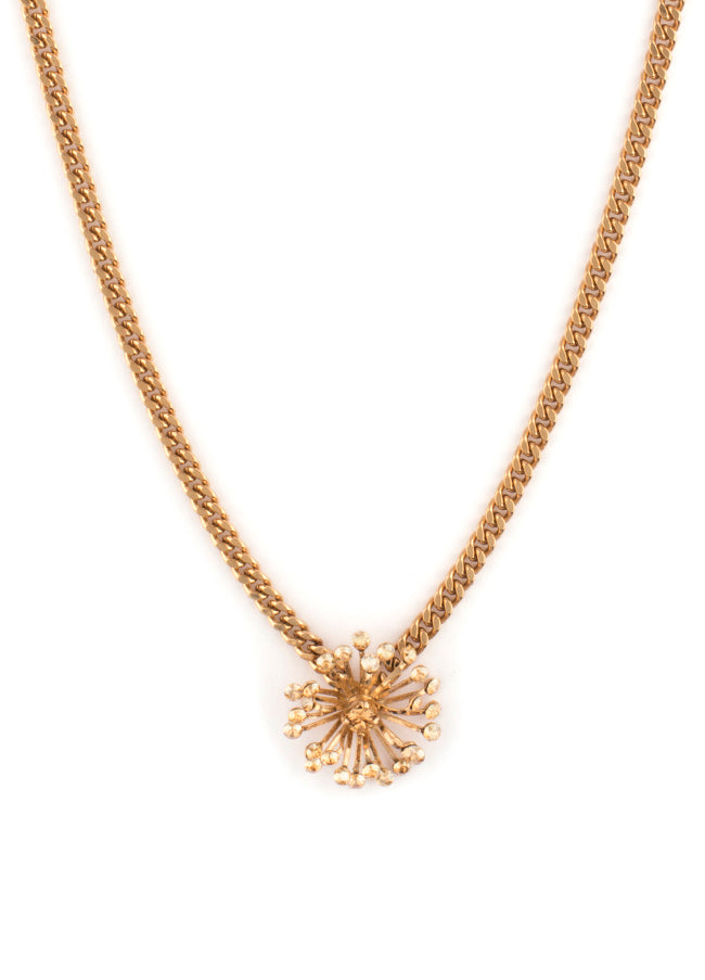 Naomie Crystal Necklace in Gold