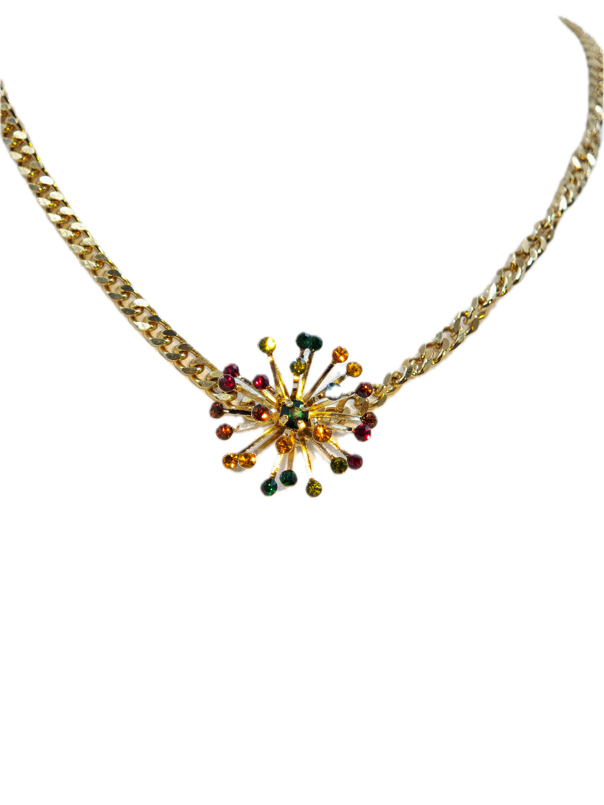 Naomie Crystal Necklace in Multicolor