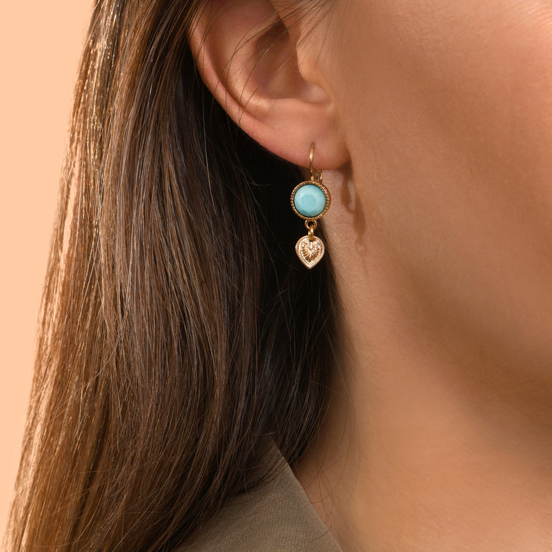 Mindoro Mini Earrings in Turquoise