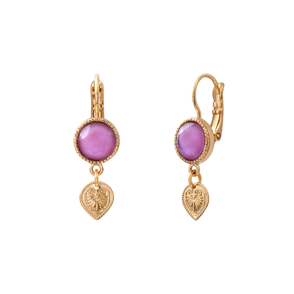 Mindoro Mini Earrings in Purple