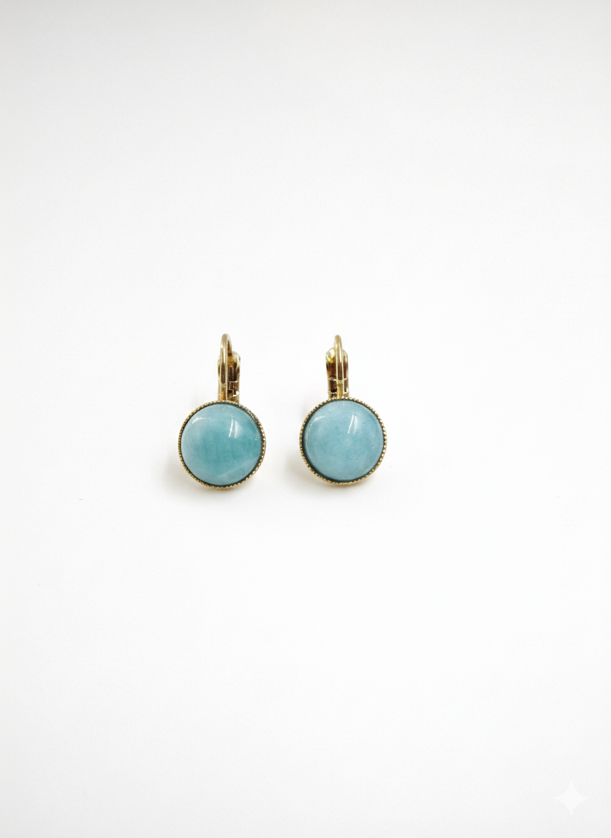 River Princess Chic Refined Earrings in Blue
